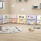 ChandeliersDecor.com-Padded Walls-Galloping Jungle Zebras Kids Wall Padded Safety Cushions