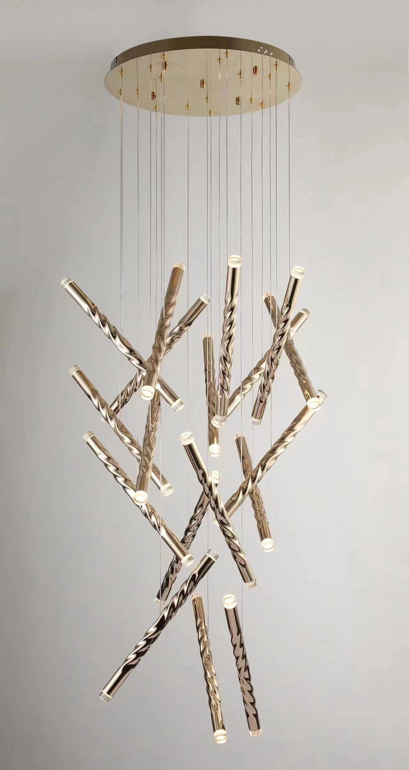 ChandeliersDecor.com-Staircase Chandelier-Genesis Staircase Chandelier – Illuminate Your Space