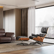 ChandeliersDecor.com-Recliners-Genuine Leather Lounge Recliner Chair: Authentic Quality