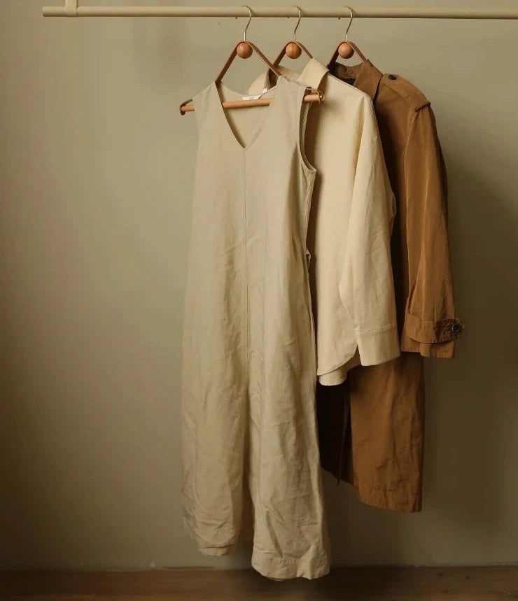 ChandeliersDecor.com-Drying Racks & Hangers-Genuine Leather Solid Oak Wood Hangers for Clothes