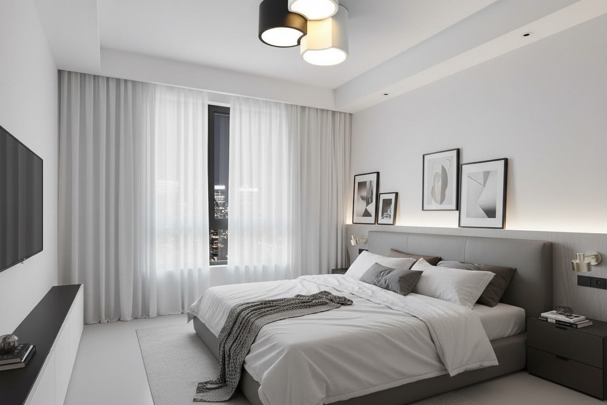 Geometric Ceiling Light for Bedroom-ChandeliersDecor.com