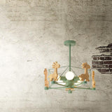 ChandeliersDecor.com-Kids Room Nursery Lighting-Giraffe Ceiling Light - Kids Nursery lighting