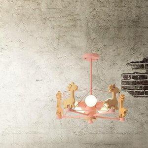 ChandeliersDecor.com-Kids Room Nursery Lighting-Giraffe Ceiling Light - Kids Nursery lighting