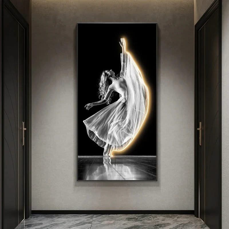 Girl Dance Art LED Wall Lamp for Interior Decoration-ChandeliersDecor.com