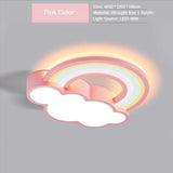 ChandeliersDecor.com-Kids Room Nursery Lighting-Girls Cloud Rainbow Ceiling Light | Kids Room Decor Lights