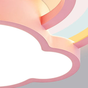 ChandeliersDecor.com-Kids Room Nursery Lighting-Girls Cloud Rainbow Ceiling Light | Kids Room Decor Lights