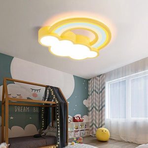 ChandeliersDecor.com-Kids Room Nursery Lighting-Girls Cloud Rainbow Ceiling Light | Kids Room Decor Lights
