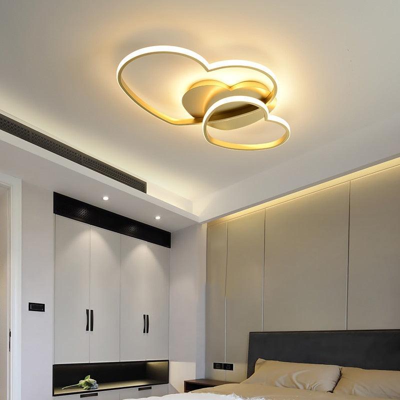 ChandeliersDecor.com-Kids Room Nursery Lighting-Girls Love Hearts Ceiling Light | Kids Room Decor Lights