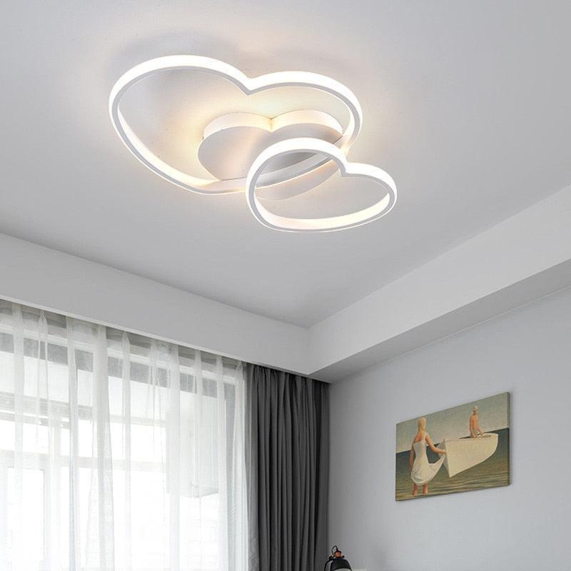 ChandeliersDecor.com-Kids Room Nursery Lighting-Girls Love Hearts Ceiling Light | Kids Room Decor Lights