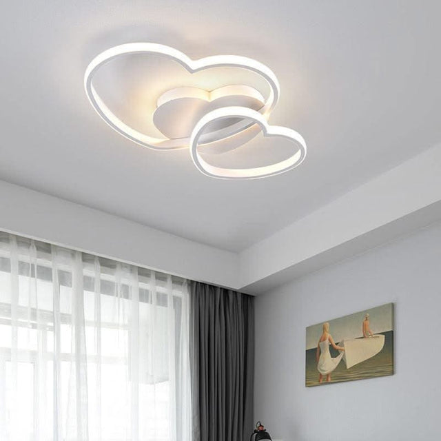 ChandeliersDecor.com-Kids Room Nursery Lighting-Girls Love Hearts Ceiling Light | Kids Room Decor Lights