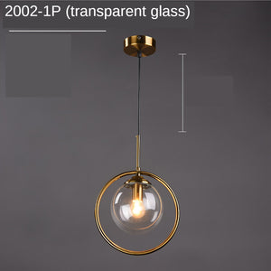 ChandeliersDecor.com-Pendant Lights-Glass Ball Chandelier: Elegant Pendant Lamp Light