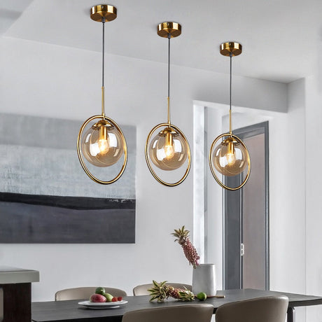 ChandeliersDecor.com-Pendant Lights-Glass Ball Chandelier: Elegant Pendant Lamp Light