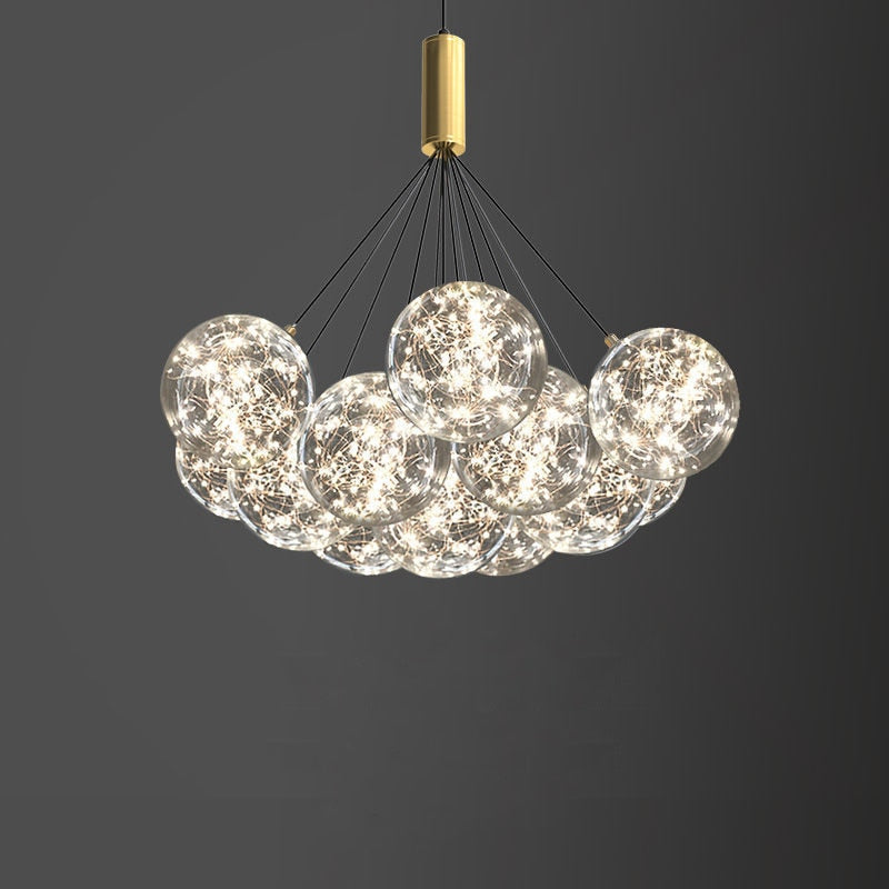 ChandeliersDecor.com-Chandeliers-Glass Ball Chandeliers for Living Room and Dining