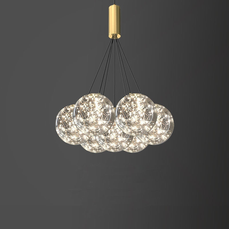 ChandeliersDecor.com-Chandeliers-Glass Ball Chandeliers for Living Room and Dining