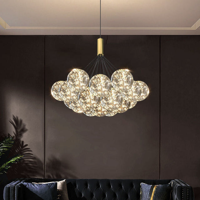ChandeliersDecor.com-Chandeliers-Glass Ball Chandeliers for Living Room and Dining