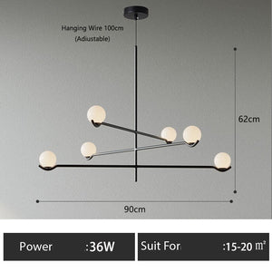 ChandeliersDecor.com-Pendant Lights-Glass Ball Hanging Light: Stylish Lighting Solution