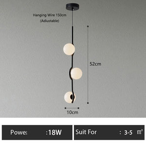 ChandeliersDecor.com-Pendant Lights-Glass Ball Hanging Light: Stylish Lighting Solution