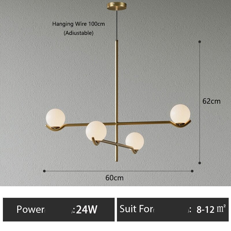 ChandeliersDecor.com-Pendant Lights-Glass Ball Hanging Light: Stylish Lighting Solution