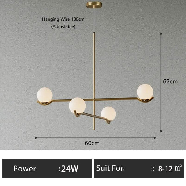 ChandeliersDecor.com-Pendant Lights-Glass Ball Hanging Light: Stylish Lighting Solution