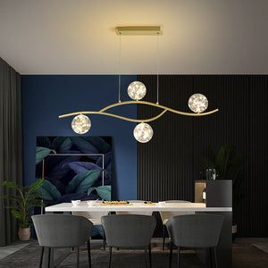 ChandeliersDecor.com-Kitchen Island-Glass Ball Pendant Light – Illuminate with Grace