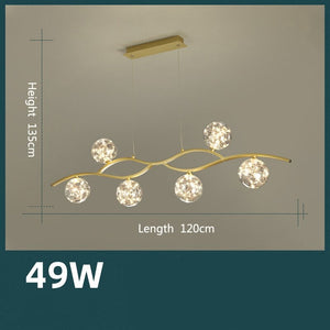 ChandeliersDecor.com-Kitchen Island-Glass Ball Pendant Light – Illuminate with Grace