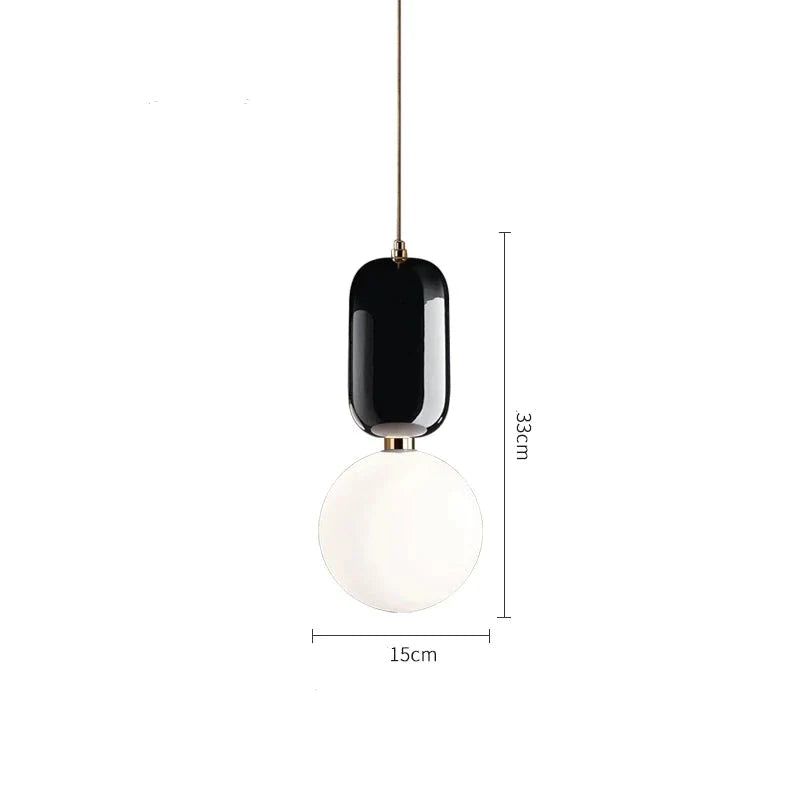 ChandeliersDecor.com-Pendant Lights-Glass Ball Pendant Light - Illuminate Your Space with Elegance