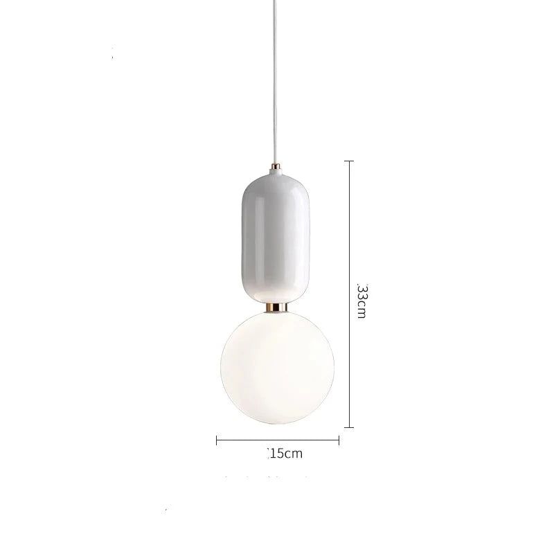 ChandeliersDecor.com-Pendant Lights-Glass Ball Pendant Light - Illuminate Your Space with Elegance