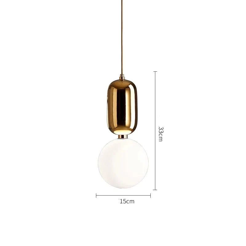 ChandeliersDecor.com-Pendant Lights-Glass Ball Pendant Light - Illuminate Your Space with Elegance