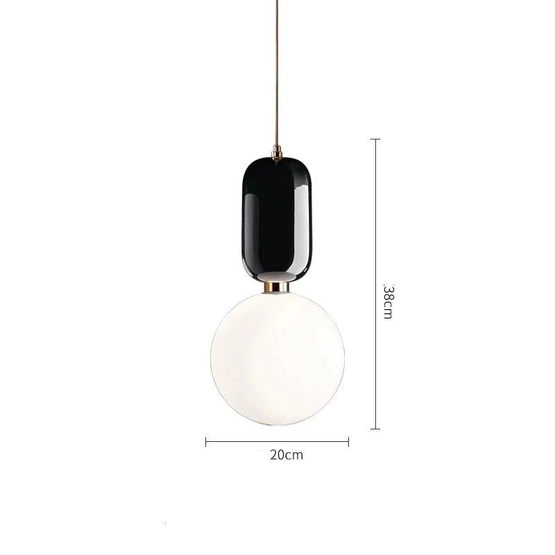ChandeliersDecor.com-Pendant Lights-Glass Ball Pendant Light - Illuminate Your Space with Elegance