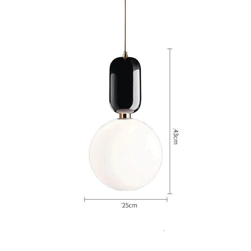 ChandeliersDecor.com-Pendant Lights-Glass Ball Pendant Light - Illuminate Your Space with Elegance