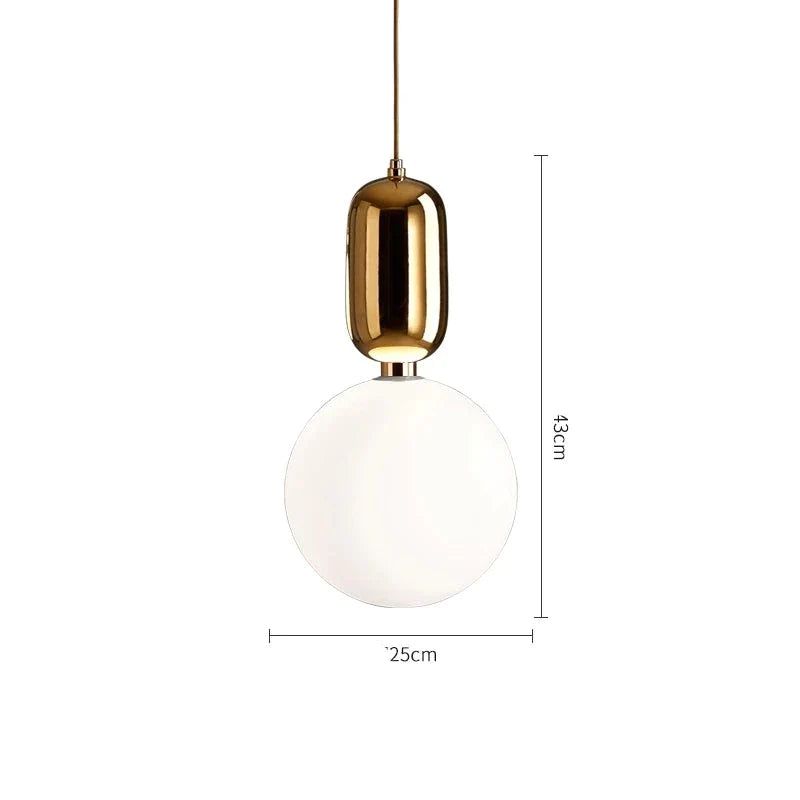 ChandeliersDecor.com-Pendant Lights-Glass Ball Pendant Light - Illuminate Your Space with Elegance