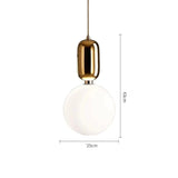 ChandeliersDecor.com-Pendant Lights-Glass Ball Pendant Light - Illuminate Your Space with Elegance