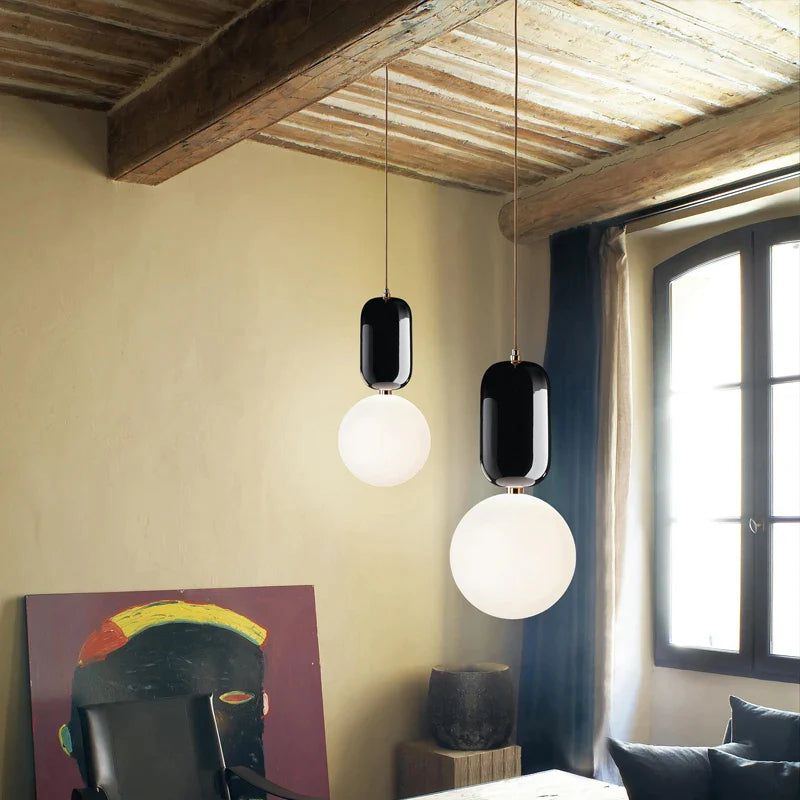 ChandeliersDecor.com-Pendant Lights-Glass Ball Pendant Light - Illuminate Your Space with Elegance