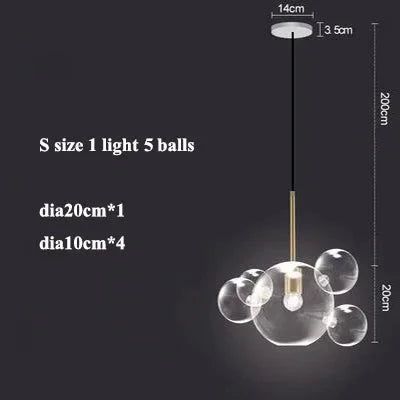 ChandeliersDecor.com-Pendant Lights-Glass Ball Pendant Lights: Exquisite Illumination Options