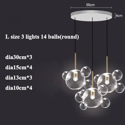 ChandeliersDecor.com-Pendant Lights-Glass Ball Pendant Lights: Exquisite Illumination Options