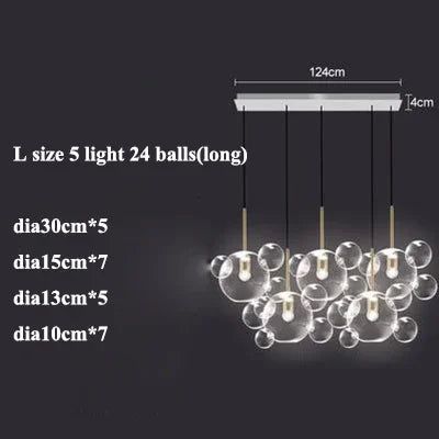 ChandeliersDecor.com-Pendant Lights-Glass Ball Pendant Lights: Exquisite Illumination Options