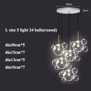 ChandeliersDecor.com-Pendant Lights-Glass Ball Pendant Lights: Exquisite Illumination Options