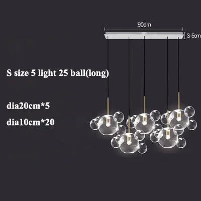 ChandeliersDecor.com-Pendant Lights-Glass Ball Pendant Lights: Exquisite Illumination Options
