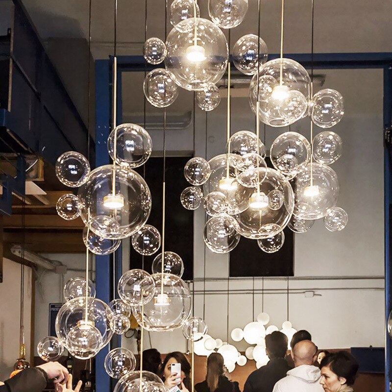 ChandeliersDecor.com-Pendant Lights-Glass Ball Pendant Lights: Exquisite Illumination Options