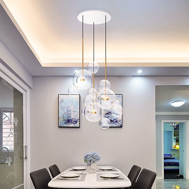 ChandeliersDecor.com-Pendant Lights-Glass Ball Pendant Lights: Exquisite Illumination Options