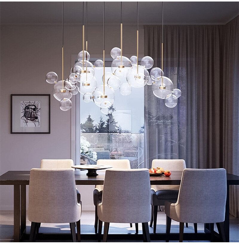 ChandeliersDecor.com-Pendant Lights-Glass Ball Pendant Lights: Exquisite Illumination Options