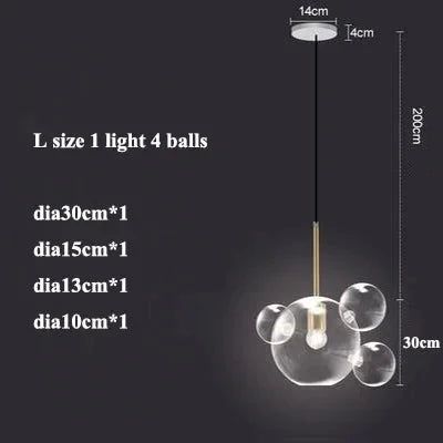 ChandeliersDecor.com-Pendant Lights-Glass Ball Pendant Lights: Exquisite Illumination Options