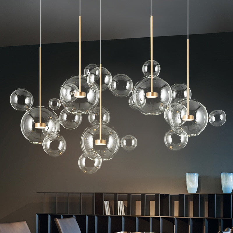 ChandeliersDecor.com-Pendant Lights-Glass Ball Pendant Lights: Exquisite Illumination Options