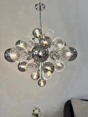 ChandeliersDecor.com-Chandeliers-Glass Balls Chandelier: Exquisite Lighting Fixture