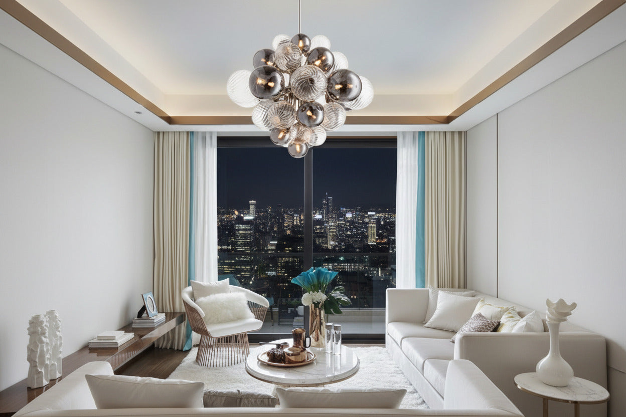 Glass Balls Chandelier: Exquisite Lighting Fixture-ChandeliersDecor.com