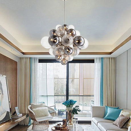 ChandeliersDecor.com-Chandeliers-Glass Balls Chandelier: Exquisite Lighting Fixture