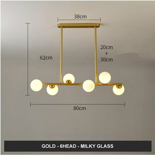 ChandeliersDecor.com-Kitchen Island-Glass Balls Chandelier: Find Exquisite Lighting Fixtures