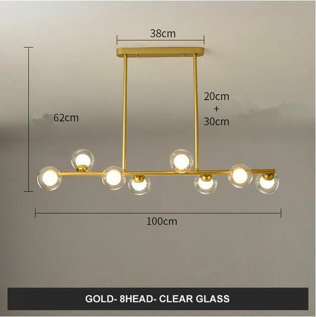 ChandeliersDecor.com-Kitchen Island-Glass Balls Chandelier: Find Exquisite Lighting Fixtures