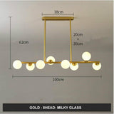 ChandeliersDecor.com-Kitchen Island-Glass Balls Chandelier: Find Exquisite Lighting Fixtures