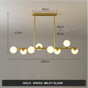 ChandeliersDecor.com-Kitchen Island-Glass Balls Chandelier: Find Exquisite Lighting Fixtures